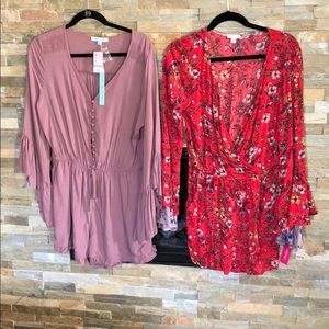 Bell Sleeved Rompers